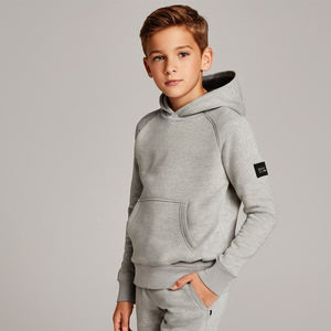 Conjuntos de Sudadera con Capucha y Pantalones Deportivos para Niños, 100% Algodón, Tejido de Felpa, Ropa Deportiva, Conjuntos Personalizados - Product Image 5