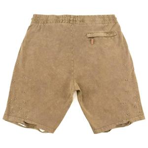 Shorts Homme 2026 en Coton 100% Lavé à l'Acide, Longueur Genou, en Toile Épaisse avec Ceinture Élastique Confortable et Cordon de Serrage, Logo Personnalisé, Coupe Hip - Product Image 3