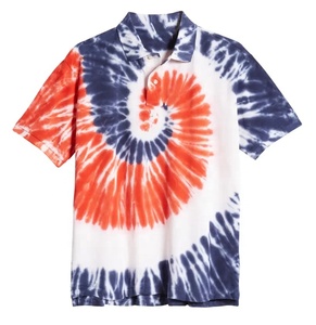 Personaliza tu Propio Diseño de Camisetas Polo, Camisetas Polo Casuales con Estampado Tie Dye - Product Image 1