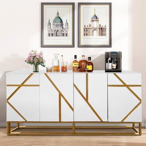 Buffet de aparador dorado atemporal - Product Image 4