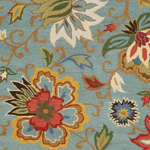 Best Selling Products Modern Embroidered Design Colourful Hand Knotted <b>Rug</b> for Home Style Customize Design - Product Image 5