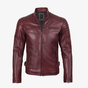 Veste en cuir à prix avantageux, veste en cuir de super qualité, veste en cuir d'hiver, couleur personnalisée, veste en cuir pour homme - Product Image 1