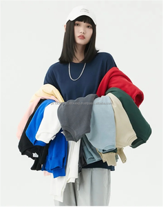 Sudadera de Manga Larga de Algodón de Alta Calidad de 300G, Sudadera con Capucha Unisex para Hombre y Mujer, Cuello Redondo, Logotipo Personalizado OEM, Sudadera con Cuello Redondo - Product Image 4