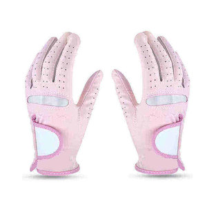 Guantes de Golf Deportivos de Cuero para Mujer, Diseño Moderno, Logotipo Personalizado, Alta Calidad, para Mano Izquierda y Derecha, Calidad Premium - Product Image 2