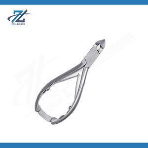 Pink Stainless Steel Full Jaw <b>Cuticle</b> Nipper Extreme Sharp Manicure Trimmer Waterproof Nail Care Beauty <b>Tool</b> Made Pakistan - Product Image 2
