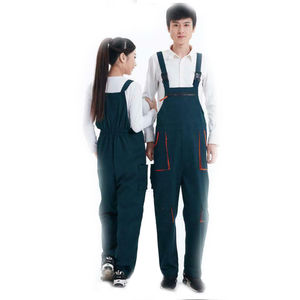 Peto de trabajo con múltiples bolsillos y aislamiento, pantalones con tirantes, monos de mecánico, peto de mezclilla de moda, mono de mecánico - Product Image 5