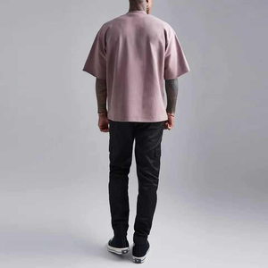 Camiseta de la Mejor Calidad Hecha en Pakistán, Servicio OEM, Camiseta Lavada al Ácido, Cuello Redondo, Manga Corta, Camisetas para Hombre - Product Image 3