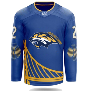 Jersey de Hockey y Hockey sobre Hielo Reversible Personalizado de Secado Rápido Sublimado - Product Image 2
