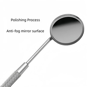 Kit d'outils dentaires : Miroir buccal, détartreur manuel, sonde, éliminateur de plaque et de tartre, instrument de dentisterie à poignée ergonomique - Product Image 2