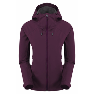 Good Quality Winter Women's <b>Soft</b> <b>Shell</b> <b>Jacket</b> Stand Collar Zipper Closure Thick Design Windproof <b>Hooded</b> Custom Printed Logo - Product Image 5
