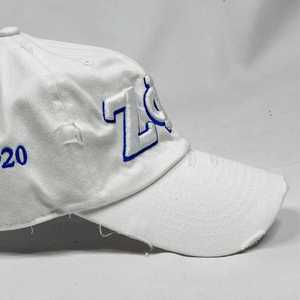หมวกแก๊ป Zeta Phi Beta สีขาวสไตล์วินเทจ ปักลาย ZPB หมวกเบสบอลสำหรับชมรมนักศึกษา สายปรับได้ สวมใส่สบาย ทันสมัย สำหรับผู้หญิง - Product Image 6