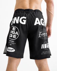 Pantalones Cortos de MMA Engage, Elásticos, de Secado Rápido, Transpirables, Unisex, Corte Sencillo, Tela Suave, Ajuste Holgado, Uso Diario, Entrenamiento, Ropa Deportiva, Fácil de Usar - Product Image 4