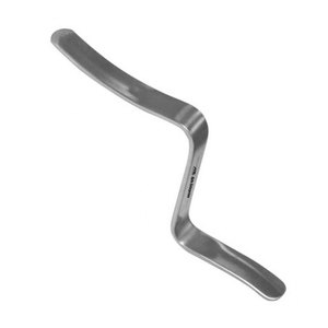 Retractor de rodilla Doane, instrumento quirúrgico con cuchillas de 57mm, 69mm de profundidad y 11mm de ancho, acero inoxidable ortopédico - Product Image 1