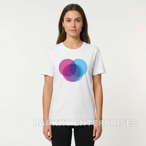 Camiseta Personalizada para Mujer, Diseño Minimalista con Líneas Artísticas, Camiseta de Algodón Amarillo de Alta Calidad, OEM ODM, Tops Casuales de Verano para Mujer - Product Image 3