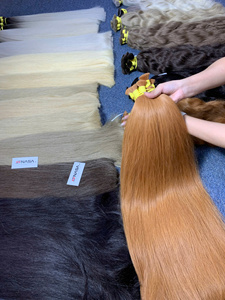 ผมแท้เวียดนามจากฮานอยของ NASA HAIR VIETNAM แบบเป็นมัด หนา/ปลายผมหนา ราคาโรงงาน รับทำโลโก้ตามสั่ง - Product Image 3