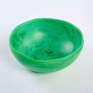 Bol à fruits en résine époxy écologique fait main, finition brillante, décoration moderne pour la maison, pièce maîtresse élégante, article cadeau pour les fêtes - Product Image 4