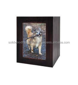 Cadre photo pour animaux de compagnie, urnes en bois, urnes commémoratives de crémation faites à la main, de haute qualité - Product Image 2