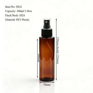 Botella de Plástico PET Vacía de 100 ml (3.4 oz) con Pulverizador de Niebla Fina, Ecológica, Personalizable con Serigrafía, para Perfume o Spray para el Cabello - Product Image 2