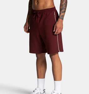 Ensemble deux pièces décontracté pour homme, doublure contrastée, qualité supérieure, tissu polyester-coton respirant et séchage rapide, personnalisable pour l'été (OEM) - Product Image 6