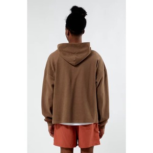 OEM Men's Plus Size for 100% Cotton Fleece Eco-Friendly Waterproof Windproof Hoodies Solid Winter Hooded <b>Sweatshirts</b> - Product Image 2