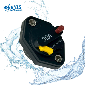 Disjoncteur d'ampli élevé à montage sur panneau de réinitialisation commutable pour la marine - Product Image 1