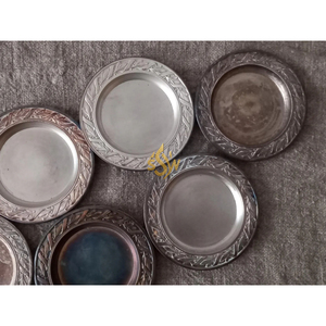 Dining <b>Table</b> <b>Coaster</b> for <b>Table</b> Decoration High Quality Metal Round Shaped <b>Coaster</b> with Holder Customized Stainless Steel Made - Product Image 3