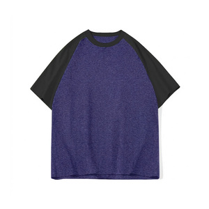 T-shirt Streetwear Unisexe Col Rond Colorblock 200 g/m² Coupe Classique Personnalisable avec Logo Imprimé en Relief - Product Image 4