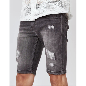 Pantalones Cortos de Mezclilla Azules OEM para Hombre, Fabricante de Pakistán, Estilo Clásico de Verano, Perfectos para el Gimnasio, Uso Diario y Estilo Casual - Product Image 4