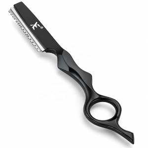 มีดโกนตัดผม MJW Black Barber ด้ามจับตามหลักสรีรศาสตร์ สำหรับจัดแต่งทรงผม ใช้ในร้านทำผม ร้านตัดผม ขายส่ง OEM - Product Image 1