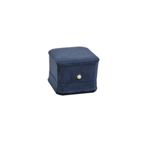 Caja de Joyería Rectangular Pequeña de Gamuza para Pendientes con Organizador de Papel Impreso Personalizado 75x75x60mm Día de San Valentín - Product Image 2