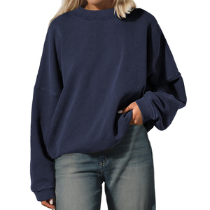 Direct Factory Supplier Custom Logo Hooded Lined Pullover Women's Sweatshirt High Quality Cotton Fleece for Autumn/Spring - Product Image 1