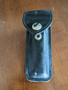 Handmade Leather Pouch For Folding Knives Full Grain Leather Knife Holder Durable <b>Belt</b> Carry Sheath Protective Storage Case - Product Image 3