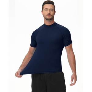 Custom Logo Best Seller Soft Breathable Comfortable Quick Dry Polyester High Professional Short Sleeve Gym <b>Men</b> <b>Compression</b> <b>Shirt</b> - Product Image 4