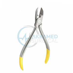 Pince coupante robuste pour fils orthodontiques, outil dentaire en acier inoxydable pour extrémités distales - Product Image 5