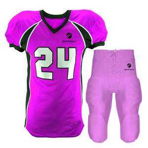 Uniformes de Fútbol Americano Personalizados Profesionales para Equipos, Pantalones Cortos y Largos Sublimados de Alta Calidad, Conjunto de Uniforme Personalizado - Product Image 3