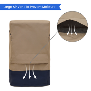 Housses personnalisées pour fauteuils inclinables et tables d'extérieur du Vietnam, imperméables, résistantes aux UV, avec fermeture éclair/cordon de serrage/bord élastique - Product Image 2