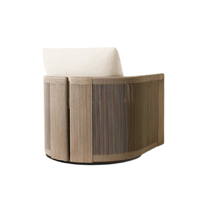 Sillón Moderno para Exteriores, Sofá Acolchado para Jardín, Sillón Lateral de Cuerda para Patio, Terraza de Hotel - Product Image 3