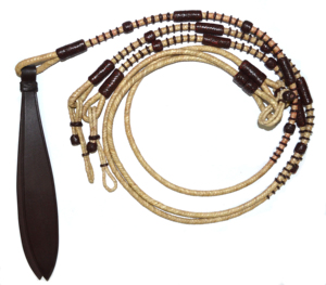 Riendas Romel de Cuero Trenzado Crudo para Caballos Western, Riendas Romal de Cuero Duradero, Suministro Ecuestre al por Mayor, Marca SIE, 9 Pies, Empaque en Caja - Product Image 2