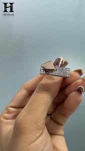 Bague personnalisée pour toque de graduation, motif diamant, thème académique, bijoux en gros - Product Image 3