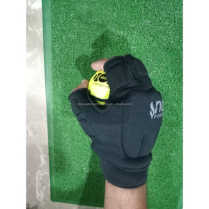 Guantes de lanzamiento de la mejor calidad, precio barato, logotipo personalizado, juegos de lanzamiento antideslizantes, guantes de agarre, guantes de lanzamiento de medio dedo - Product Image 2