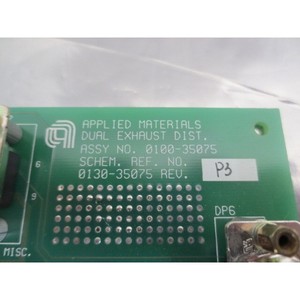 AMAT 0100-35075 ASSY PCB DUAL EXHAUST - Equipo y piezas de semiconductores de confianza de la marca global Trusted Global Legacy - Product Image 4
