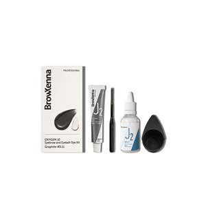 Kit de Tinte para Cejas OXYGEN J2 de un Solo Tono, Tinte Impermeable en Gel Híbrido y Líquido en Crema para Aplicación en Ojos - Product Image 3