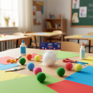 Palline in Polifoam POREX da 9CM per Artigianato - Product Image 3