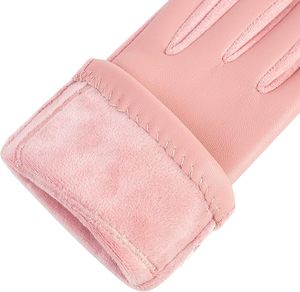 Leather Fashion <b>gloves</b> for Women, <b>Touch</b> <b>Screen</b> Wool Lined Outdoor Windproof - Product Image 5