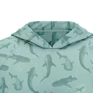 เสื้อตกปลาผู้ชาย UPF 50+ ผ้าโพลีเอสเตอร์ 95% สแปนเด็กซ์ 5% พิมพ์ลายแบบ Sublimation เสื้อฮู้ดดี้สำหรับตกปลา - Product Image 5