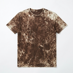 Camiseta Oversize de Corte Cuadrado con Lavado Ácido para Colecciones Urbanas Retro - Product Image 5