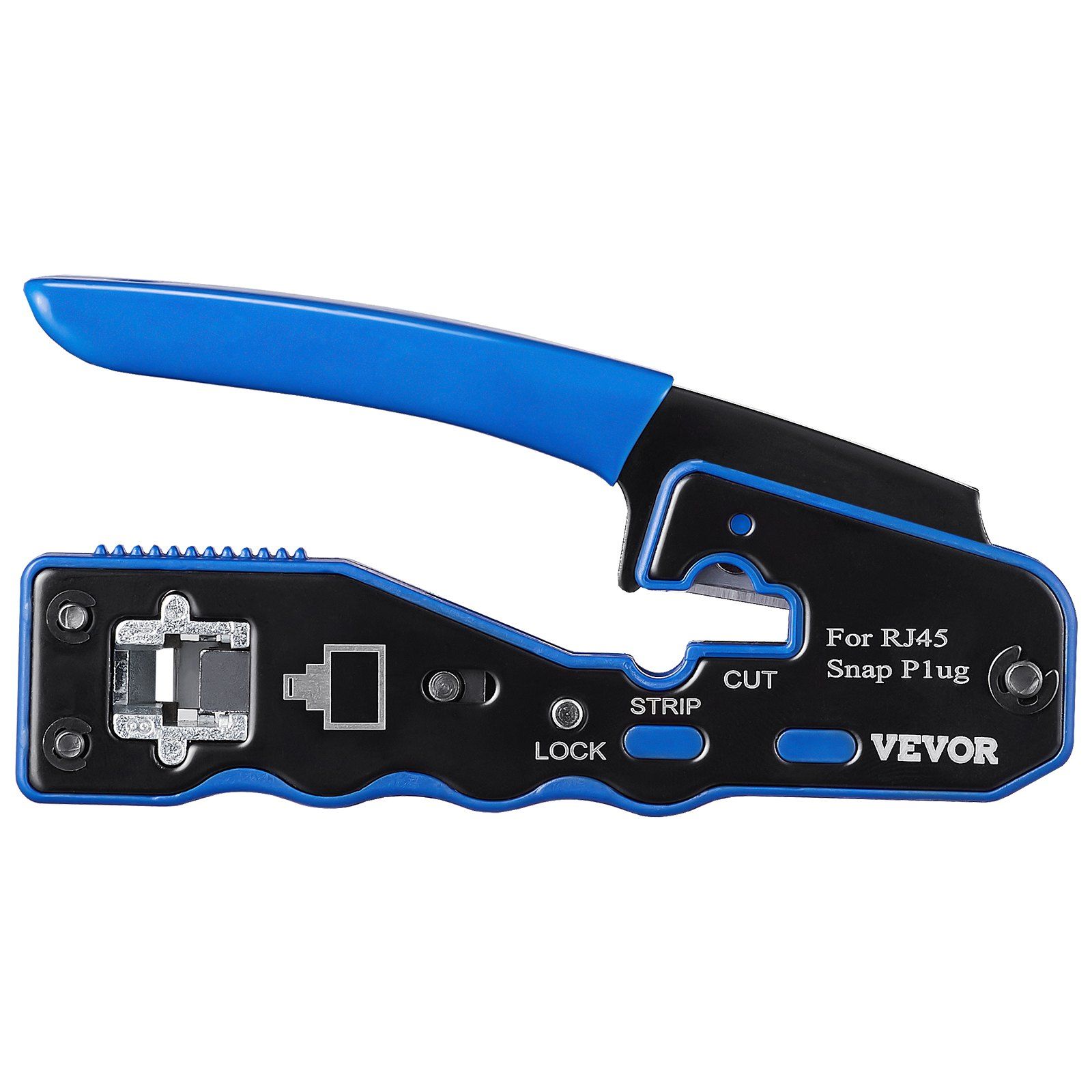 Комплект обжимных инструментов RJ45, сетевой тестер Cat5e/Cat6/Cat6a Pass, обжимной станок Ethernet 8P8C, Модульные вилки, 20 разъемов, 20 шт.