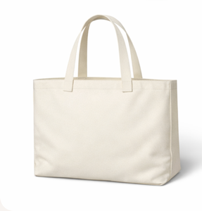 Bolsa de Tela de Algodón Ecológica con Logotipo Personalizado, Asa Larga y Base Reforzada para Viajes - Product Image 2