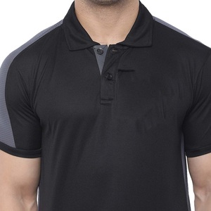 T-shirt Homme Personnalisé en Polyester Tricoté avec Panneaux aux Épaules, Coupe Ajustée, Grammage Lourd 180g, Couleur Unie, Impression Sérigraphique, Style Décontracté - Product Image 6