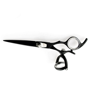 Ciseaux pivotants professionnels en acier inoxydable OEM, lame tranchante, poignée ergonomique pour droitiers, outil de coupe de cheveux, prix d'usine - Product Image 4